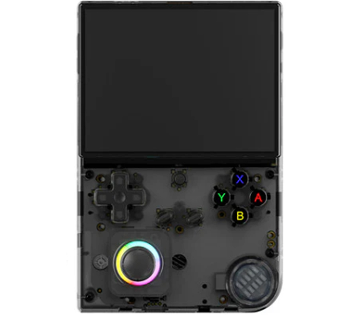 retro-konsoli-anbernic-rg40xxv-transparent-black-handheld-game-console