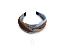 Product image of "KAVI" თმის სამაგრი რკალი, ზოლიანი ტექსტილის