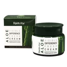 Product image of FARM STAY დამატენიანებელი ალოეს სახის კრემი 100მლ