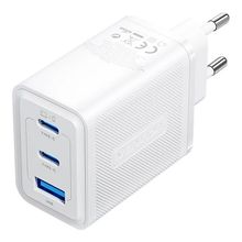 Product image of VENTION FERW0-EU 3-Port USB (C + C + A) GaN Charger (65W/65W/30W) EU-Plug White