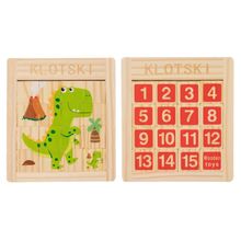 Product image of Educational Jigsaw puzzle huarongdao საგანმანათლებლო ხის ფაზლი - დინოზავრი