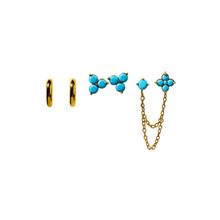 Product image of Her Store ტიტანის მოოქროვილი საყურის სეტი