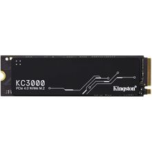 Product image of Kingston SKC3000S/1024G, მყარი დისკი 1TB KC3000 PCIE 4.0 NVMe M.2 SSD, BLACK