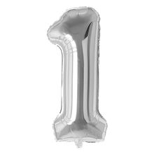 Product image of Falcon ფოლგირებული ბუშტი 80 სმ ვერცხლისფერი N 1 1ც