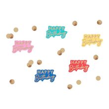 Product image of კონფეტი ფერადი Happy Birthday და ოქროსფერი წრეებით 13გ