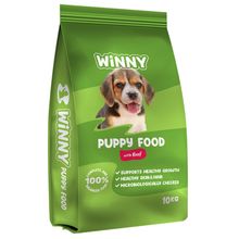 Product image of WINNY საკვები ლეკვებისთვის საქონლის ხორცით 10კგ