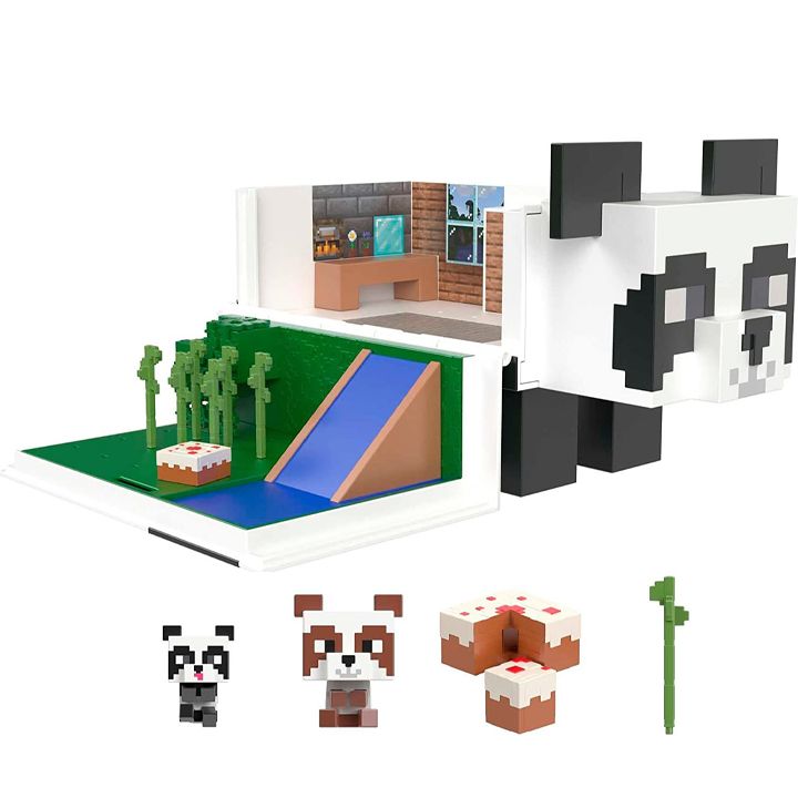mattel-minecraft-pandas-sakhli-satamasho-nakrebi-photo-3