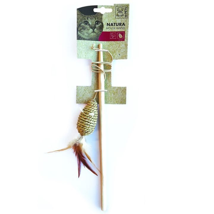 m-pets-natura-mouse-wand-katis-satamasho-tagvi-jokhze-35sm