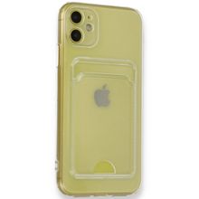 Product image of NEWFACE iPhone 11 Transparent Card Case მობილურის ქეისი