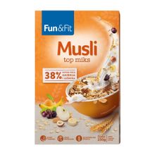 Product image of Fun&Fit - მიუსლი ხილით და თხილეულით 250გრ
