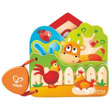 Product image of HAPE Baby's Farm Animal Book ხის სათამაშო წიგნი