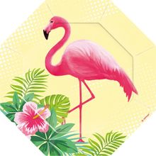 Product image of ქაღალდის თეფში Flamingo Paradise 6ც 18.5 x 18.5 სმ