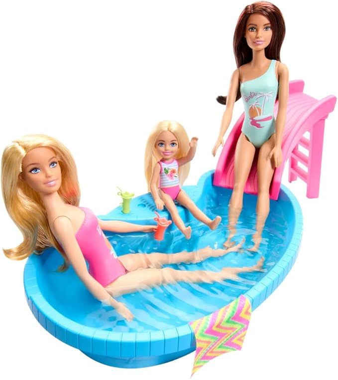 mattel-hrj74-barbie-pool-with-doll-barbis-satamasho-nakrebi-photo-4