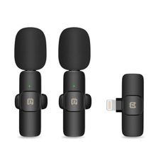 Product image of PULUZ Wireless 2x Microphone უსადენო სამკერდე მიროფონი Lighting