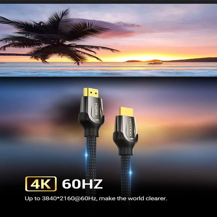 vention-vaa-b05-b1500-nylon-braided-hdmi-cable-15m-black-metal-type-hdmi-kabeli-photo-2