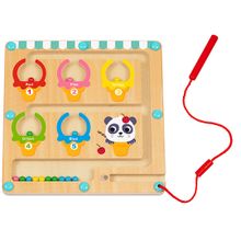 Product image of მაგნიტური ფერისა და რიცხვების ლაბირინთი – ხის საგანმანათლებლო სათამაშო