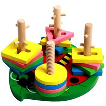 Product image of Beetle Four Columns ხის სათამაშო ოთხი სვეტი