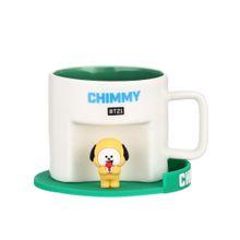 Product image of კერამიკის ჭიქა/BT21 Collection Cartoon Ceramic Cup with Coaster (450mL)(CHIMMY)