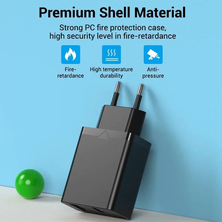 vention-facb0-eu-1-port-usb-wall-charger225w-eu-plug-black-photo-2