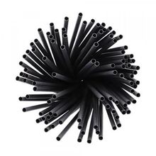 Product image of ქაღალდის სასრუპი შავი ფერის 100ც 6 მმ · 20 სმ