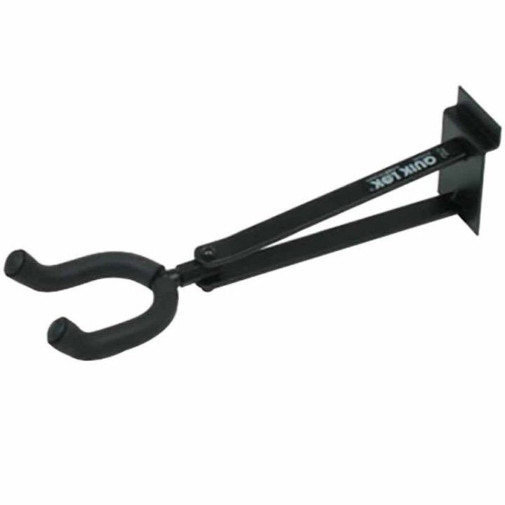 quiklok-sbg14-slatwall-guitar-hanger-with-long-double-braced-arms-gitaris-sakidi