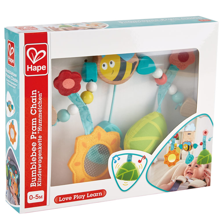 hape-satamashoebis-rkali-bumblebee-pram-chain-photo-2