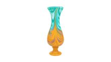 Product image of ლარნაკი - მინის შაბიამნისფერი გამოყვანილი 40სმ