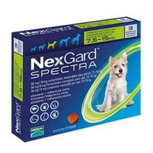 Product image of Nexgard სპექტრა ანტიპარაზიტული პრეპარატი M 7.5-15კგ 1 აბი