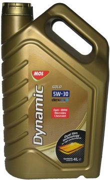 Product image of MOL Dynamic Gold DX 5W30 4ლ