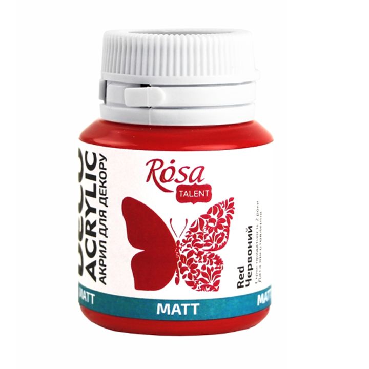 rosa-talent-red-mat-20ml-akrilis-saghebavi-dekoratsiistvis