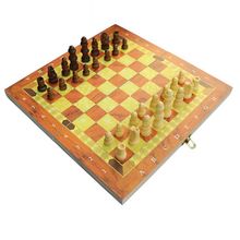 Product image of 3IN1 ხის ჭადრაკი