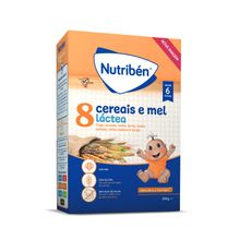 Product image of NUTRIBEN რძიანი ფაფა 8 მარცვალი თაფლით 250გრ