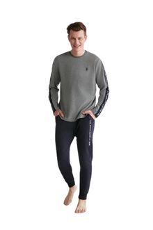 Product image of U.S. Polo Assn. 18708 კაცის ორეული შარვლით (რუხი/ლურჯი)
