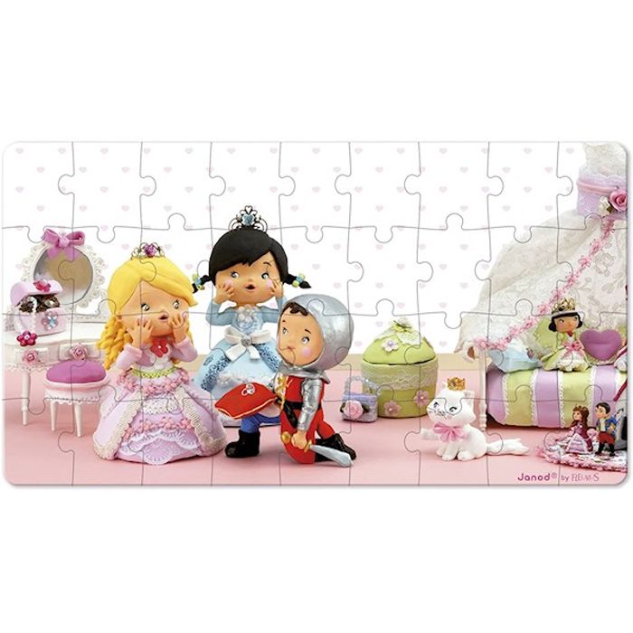 satamasho-fazli-janod-set-of-2-puzzles-rose-plays-princess-j02770-photo-3