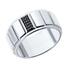 Product image of REDBERRY ვერცხლის მამაკაცის ბეჭედი ფიანიტით