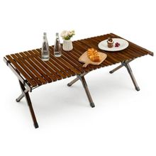 Product image of ხის მაგიდა მუქი ყავისფერი