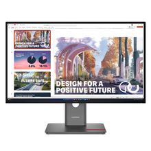 Product image of Lenovo ThinkVision P27QD-40  27" IPS QHD 2560x1440 4ms 120Hz Raven Black მონიტორი