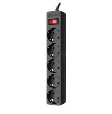 Product image of დამაგრძელებელი ქსელის დამცავი SVEN 2300W SF-05E 5 3მ black SV-021566