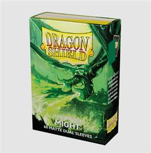 Product image of Dragon Shield Japanese size Matte Dual Sleeves - Might (60 Sleeves)