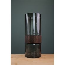 Product image of Nisse 12x30სმ ლარნაკი ხის სადგამით