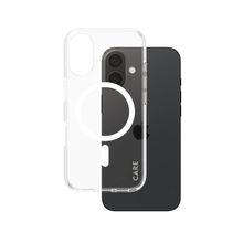 Product image of Mobile Phone Case/ CARE by PanzerGlass iPhone 16 Flagship Case Transparent Urban Combat w. White MagSafe