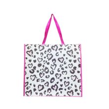 Product image of MINISO Animal Print Series Large Rectangle Woven Shopping Bag საყიდლების ჩანთა