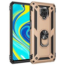 Product image of Newface Xiaomi Redmi Note 9 Pro სილიკონის ქეისი ბეჭდით ოქროსფერი