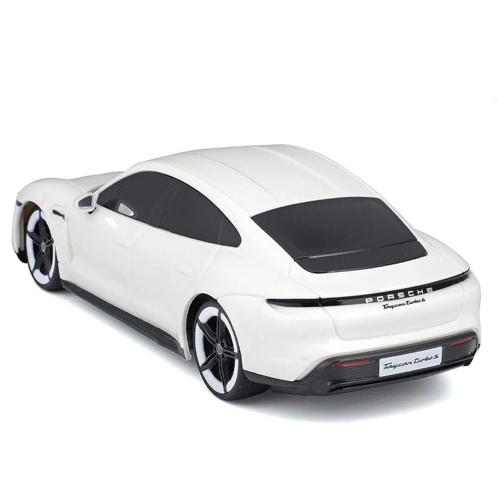 maisto-porsche-taycan-turbo-s-white-distantsiuri-martvis-manqana-photo-2