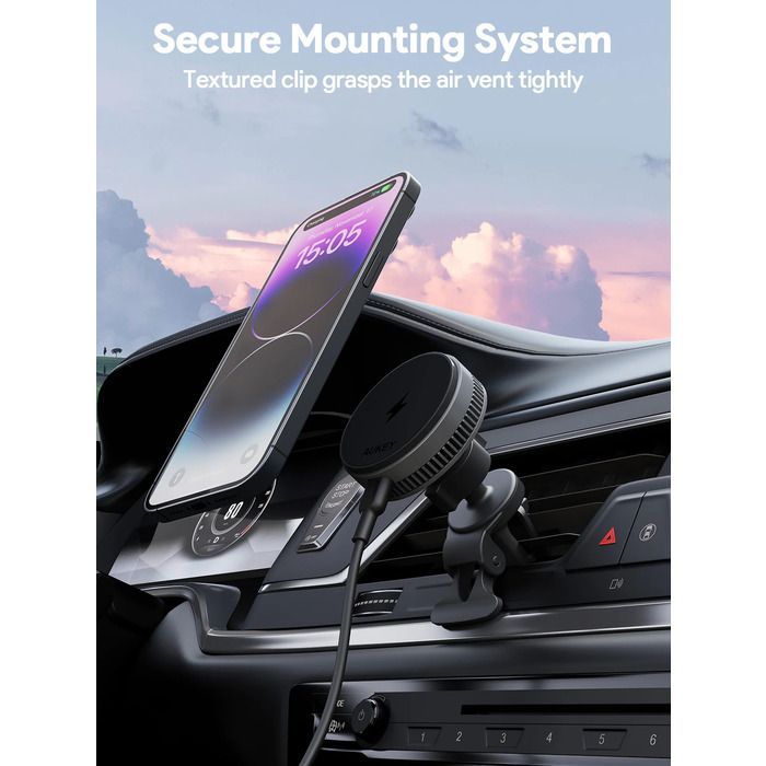 car-charger-aukey-15w-hd-mc13a-magfusion-dash-pro-qi2-active-cooling-wireless-charging-phone-mount-gray-photo-3