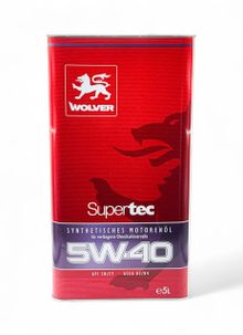 Product image of Wolver 5W-40 ძრავის ზეთი 5 ლ