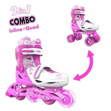 Product image of როლიკები Neon NT09P4 Combo Skates 2-in-1 (Size 30-33) Pink