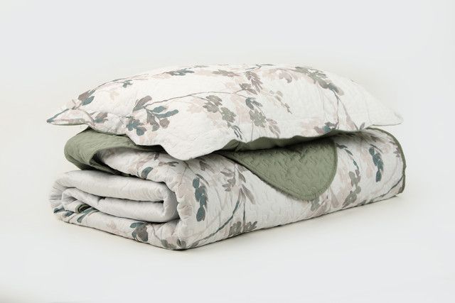 satsolis-gadasafarebeli---carrie-digital-printed-bedspread-set-180x24050x70-cm-ecrugreen