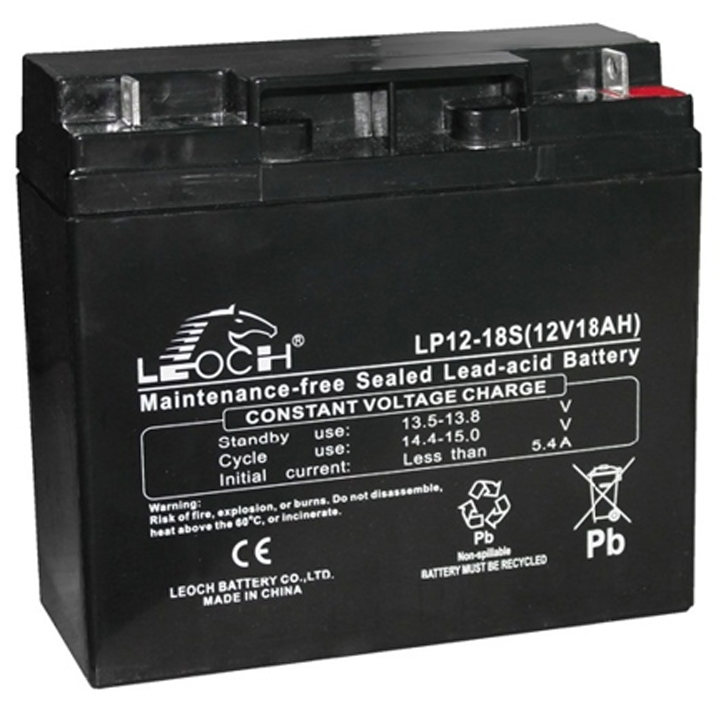 LEOCH LP12-18 Rechargable Battery 18Ah აკუმულატორი