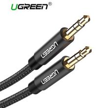Product image of აუდიო კაბელი UGREEN AV112 (50361) 3.5mm Male To 3.5mm Male Cable, 1m, Black